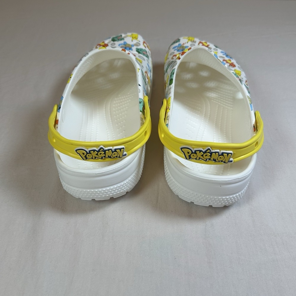 Crocs Pokémon 2 Classic Clog Sandals Men's 12 Pikachu Squirtle Charmander - EUC - Picture 4 of 8